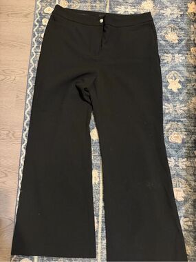 Talbots Black Providence Wide-Leg Pants